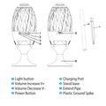 LED Flame Speakers Torch by DailySale