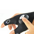 LED Flashlight Magic Strap Fingerless Gloves with 2 LED Light by DailySale