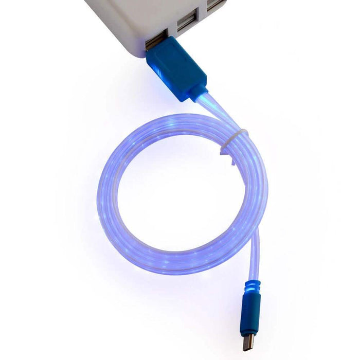 LED Light Micro USB Charger Data Sync Cable by DailySale