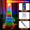 LED Lights Collapsible Christmas Tree Light with Remote App Control by DailySale