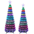 LED Lights Collapsible Christmas Tree Light with Remote App Control by DailySale