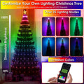 LED Lights Collapsible Christmas Tree Light with Remote App Control by DailySale