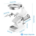 LED Lights Helping Hands Magnifying Glass by DailySale