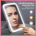 LED Makeup Mirror Touch Screen 3 Light Portable Standing Folding Vanity Mirror by DailySale