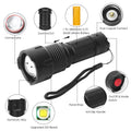 LED Rechargeable Zoomable Flashlight by DailySale