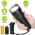 LED Rechargeable Zoomable Flashlight by DailySale