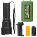 LED Rechargeable Zoomable Flashlight by DailySale