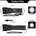 LED Rechargeable Zoomable Flashlight by DailySale