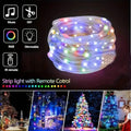 LED Rope Lights Outdoor, RGB Remote Control Fairy String Lights Plug In With 200 LEDs by DailySale