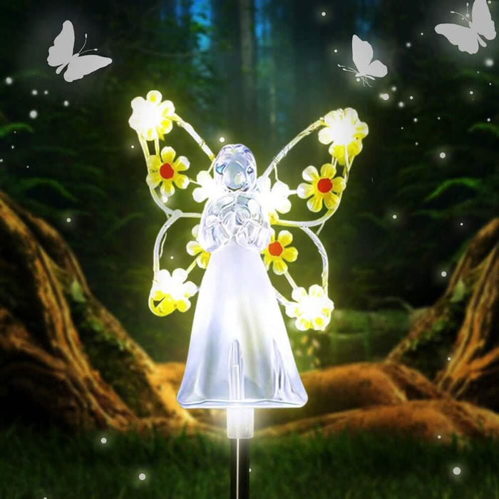 LED Solar Angel Garden Stake Lights by DailySale