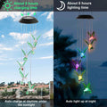 LED Solar Hummingbird Wind Chime by DailySale