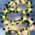LED Solar Ivy Leaf String Light by DailySale