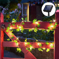 LED Solar Ivy Leaf String Light by DailySale