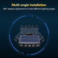 LED Solar Powered Wall Light Rotatable Waterproof Motion-Sensor Lights by DailySale