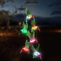 LED Solar String Lights Hummingbird Wind Chime by DailySale