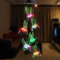 LED Solar String Lights Hummingbird Wind Chime by DailySale