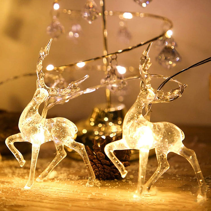 LED Warm White Christmas Lights Reindeer String Lights by DailySale