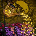 LED Watering Can Fairy Teapot Solar String Lights by DailySale