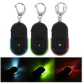 LED Whistle Key Finder Flashing Beeping Sound Control Alarm Anti-Lost Key Locator Finder Tracker With Key Ring by DailySale