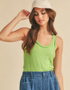 Leena Tank - Green Apple