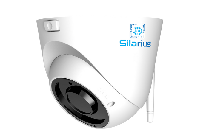 Silarius SIL-DWIFI5MP36 Outdoor IP67 WiFi mini Dome 5MP, 3.6mm lens (NDAA Compliant) by Silarius