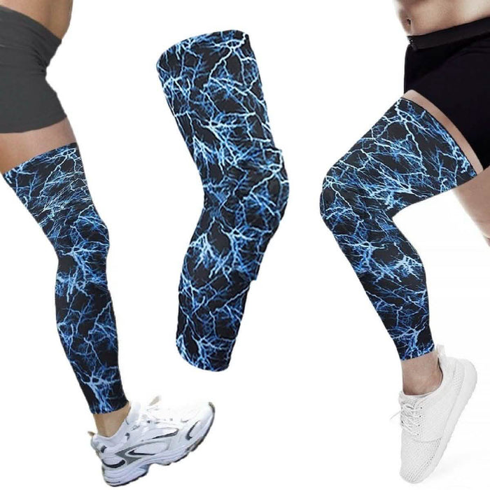 Leg Compression Sleeve with Padded Knee Support - Large by DailySale