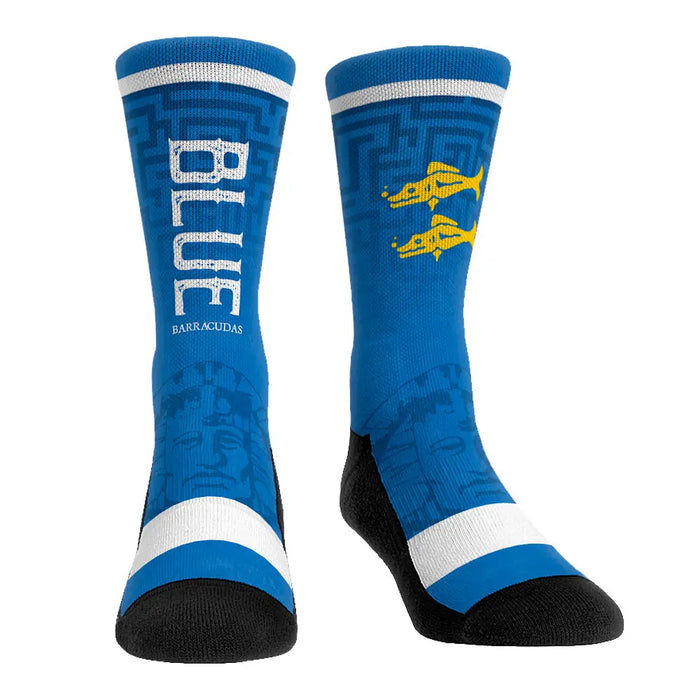 Legends of the Hidden Temple - Jersey Series - Blue Barracudas by Rock 'Em Socks