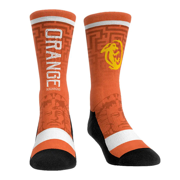 Legends of the Hidden Temple - Jersey Series - Orange Iguanas by Rock 'Em Socks