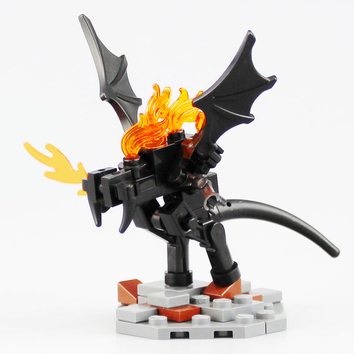 Mini Balrog - Custom LOTR Building Set made using LEGO parts by B3 Customs
