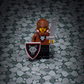 Cobblestone Flooring (Plant Overgrowth) - Custom Printed 2x2 Tile made using LEGO part by B3 Customs