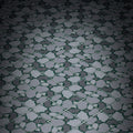 Cobblestone Flooring (Plant Overgrowth) - Custom Printed 2x2 Tile made using LEGO part by B3 Customs
