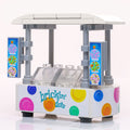 Brickin' Dots Ice Cream Food Stand made using LEGO parts - B3 Customs by B3 Customs