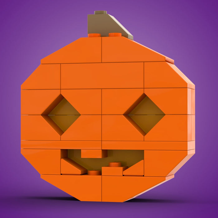 Halloween Jack-O'-Lantern B3 Customs Set made using LEGO parts by B3 Customs