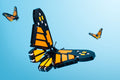 Monarch Butterfly - B3 Customs Building Set made using LEGO parts by B3 Customs
