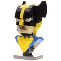Wolverine Bust MOC made using LEGO bricks by B3 Customs