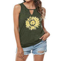 Leo Rosi Women Casual Sunflower Summer Tank Top by DailySale
