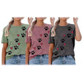 Leo Rosi Women's Dog Paw T-Shirt by DailySale