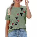 Leo Rosi Women's Dog Paw T-Shirt by DailySale