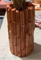 Les Ottomans Bamboo Ceramic Vase by Price Is Right Miami