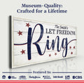 Let Freedom Ring Personalized Sign by Tailored Canvases