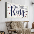 Let Freedom Ring Personalized Sign by Tailored Canvases