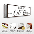Let Go Let God Faith Sign III by Tailored Canvases