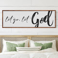Let Go Let God Faith Sign VI by Tailored Canvases
