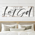Let Go Let God Faith Sign VII by Tailored Canvases