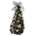 Let It Snow Holiday Collection Pop-Up Tree with Clear Lights - Assorted Styles by DailySale