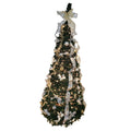 Let It Snow Holiday Collection Pop-Up Tree with Clear Lights - Assorted Styles by DailySale