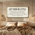 Let Them Be Little Playroom Sign by Tailored Canvases