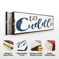 Let's Cuddle Sign II by Tailored Canvases