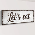 Let's Eat Sign by Tailored Canvases