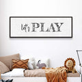 Let's Play Sign by Tailored Canvases